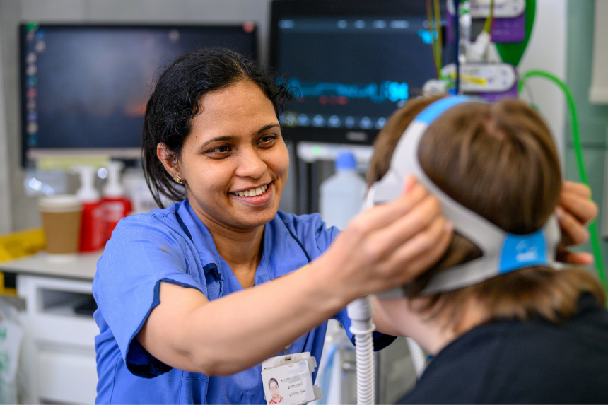 Paediatric patient and clinician