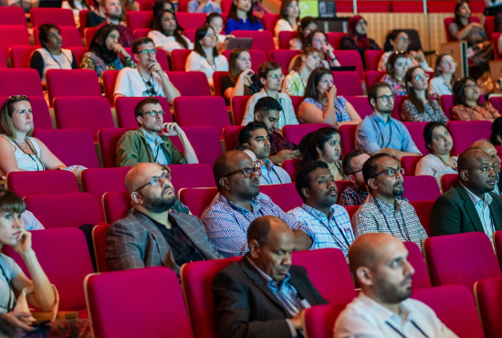 Lecture theatre delegates