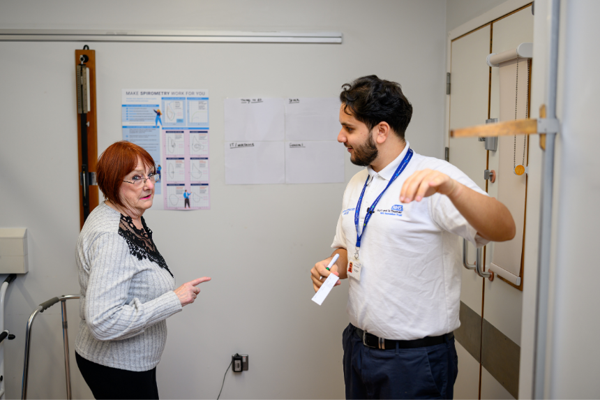 Patient support male clinical